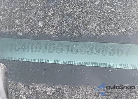 2016 Dodge Durango Limited из США, поврежденный, VIN 1C4RDJDG1GC398367